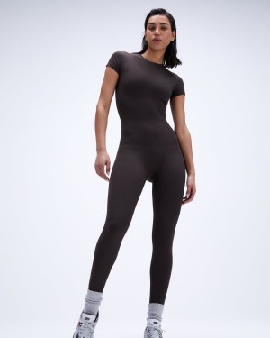 Coffee Adanola Ultimate Full Length Unitard | 5493-OVANI