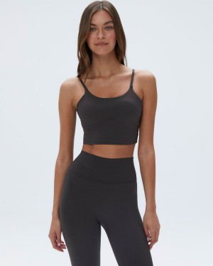 Coffee Adanola Ultimate Tank Bra | 4059-HXEZG
