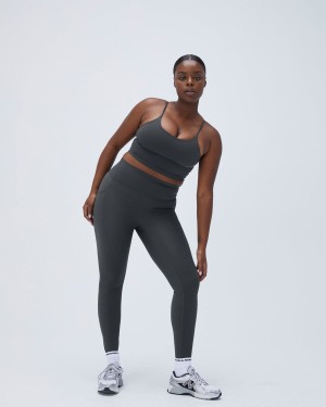 Deep Grey Adanola Ultimate Pocket Leggings | 5014-ZDOSR