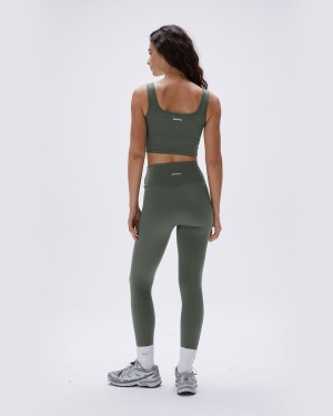 Green Adanola Ultimate Leggings | 7148-ATPJK