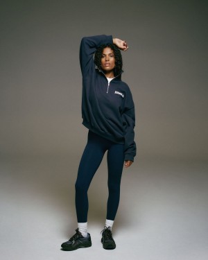 Navy Blue Adanola Ultimate Leggings | 7183-QYNEO