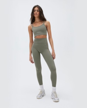 Olive Green Adanola Ultimate Leggings | 3829-SLTUB