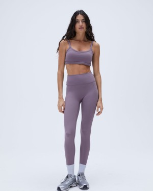 Purple Adanola Ultimate Leggings | 4081-LEDKQ
