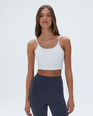 White Adanola Ultimate Tank Bra | 9316-JNEVW